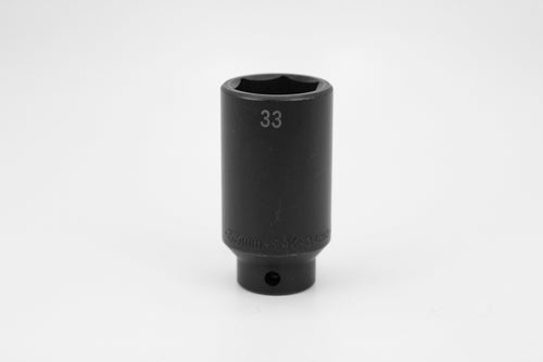 33 Mm Schlagschrauber-Nuss 6-Kant Mit 3/4" Auf 1" Adapter – Robust Für LKW Und Landwirtschaft