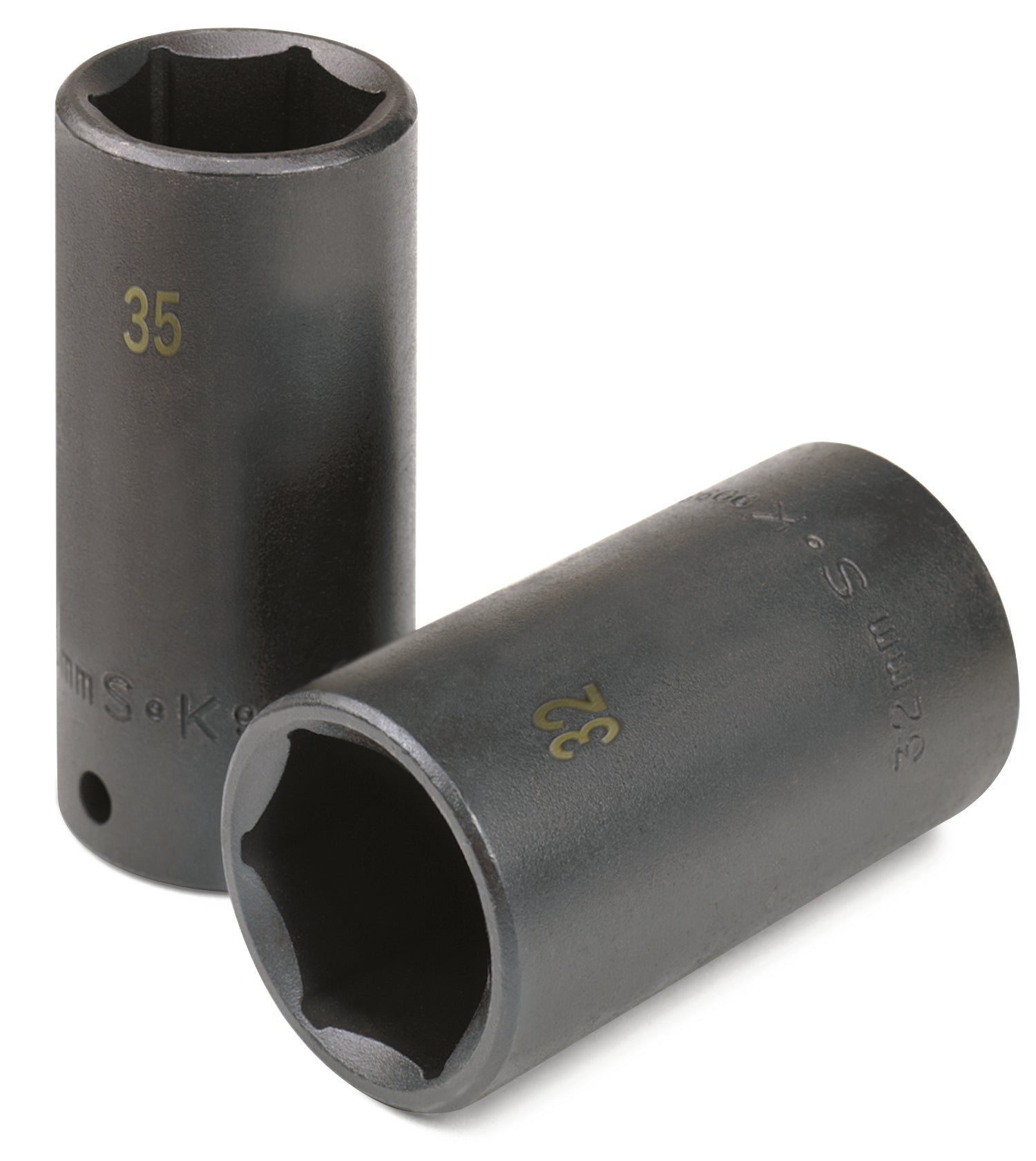35 mm 1/2" Drive 6 Point Deep Metric Impact Socket