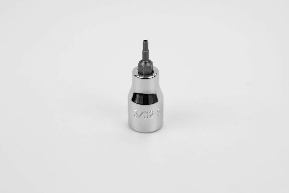 3/32" 3/8" Drive Tamper Proof Hex Chrome Bit Socket