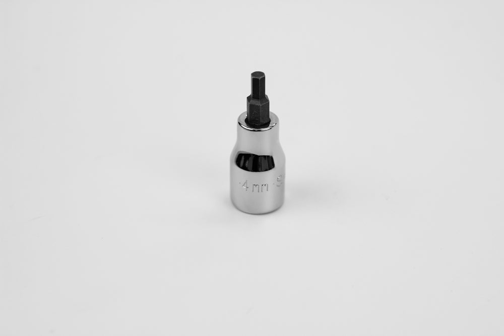 4 mm 3/8" Drive Hex Chrome Bit Socket