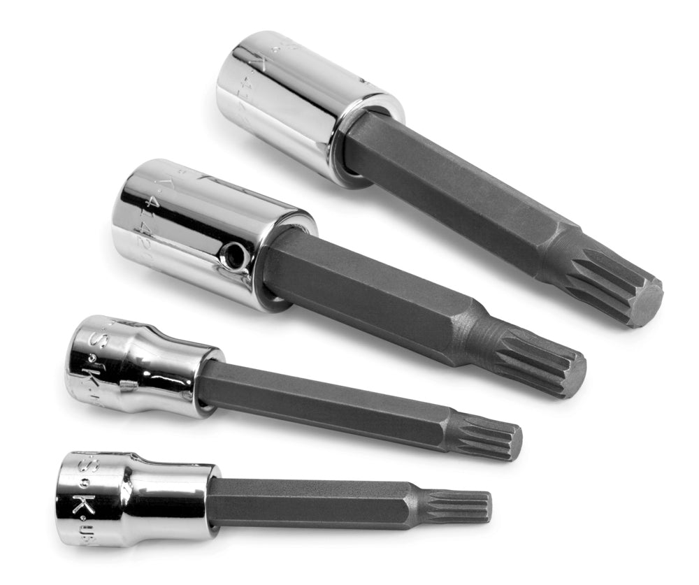 SK Hand Tool 1/2" Drive Triple Square Bit Socket 10mm – Verchromt, Für Erhöhte Kraft & Anti-Abrundung