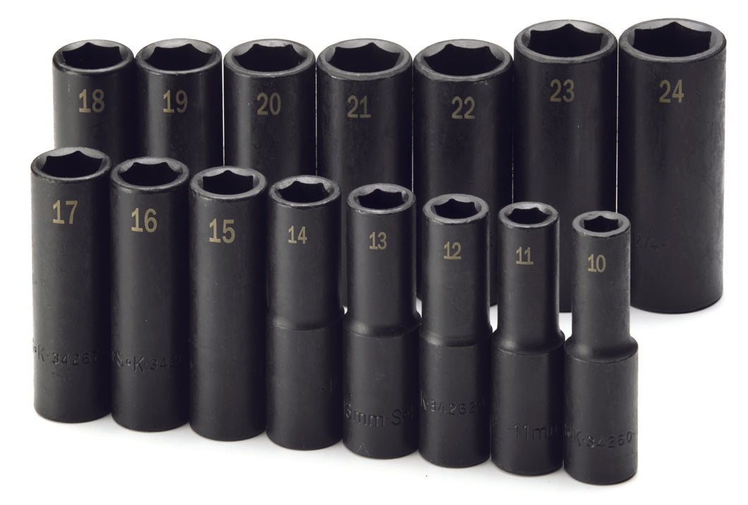 20 Piece Full Range 3/8 Drive Metric Socket Set – SK Tools USA, LLC