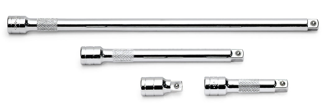 4 Piece 3/8" Drive Chrome Extension Set