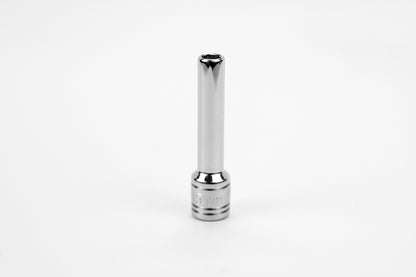 5 mm 1/4" Drive 6 Point Metric Deep Chrome Socket