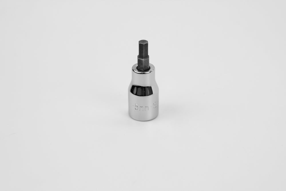 5 mm 3/8" Drive Hex Chrome Bit Socket