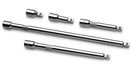 5-Inch Chrome Socket Extension Bar - 1/2 Inch Square Drive, Heavy Duty (Single)
