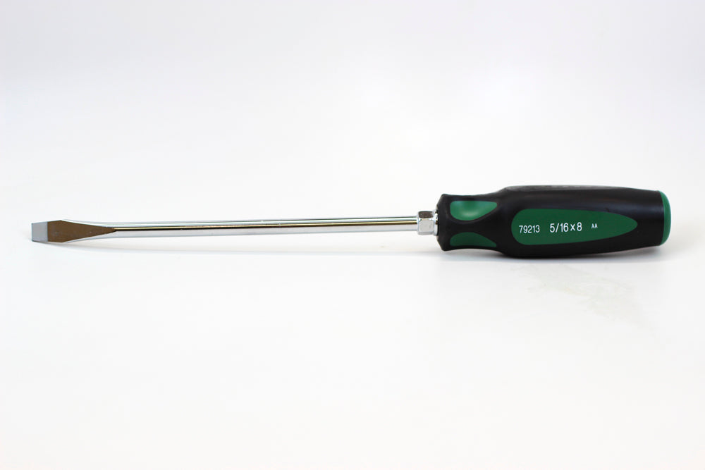 5/16" x 8" Keystone CushionGrip Slotted Screwdriver