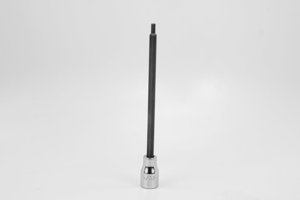 5/32" 3/8" Drive Long Hex Chrome Bit Socket