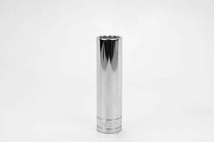 5/8" 1/2" Drive 12 Point Fractional Deep Chrome Socket