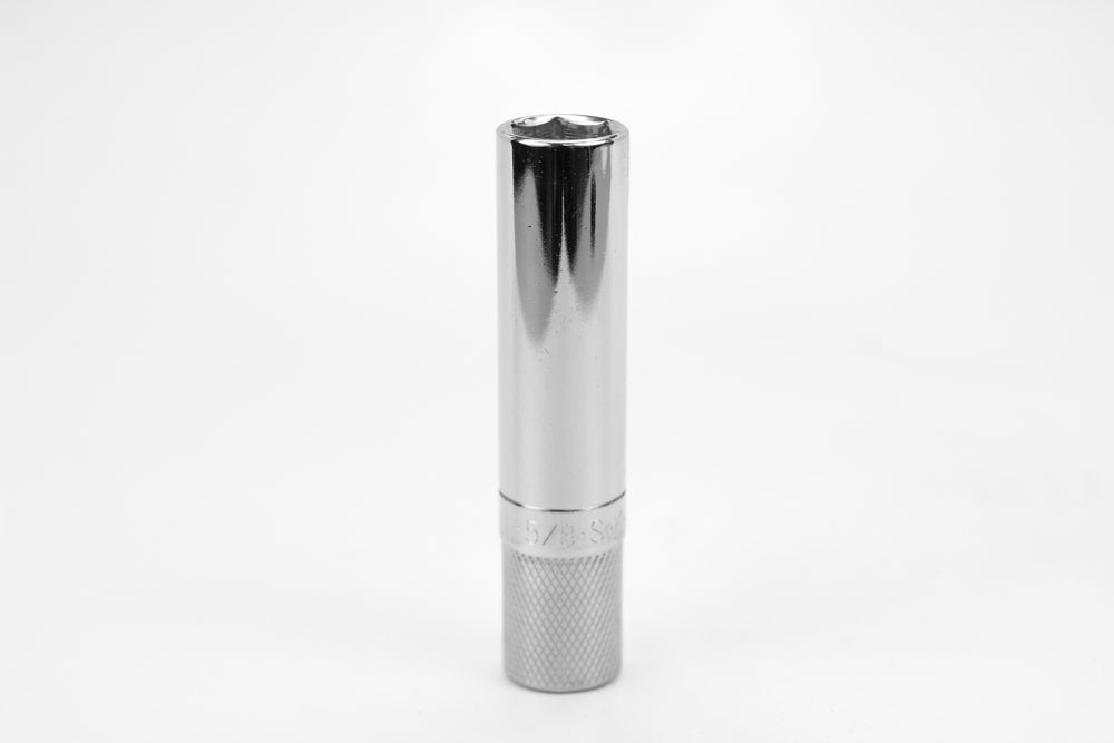 5/8" 3/8" Drive Fractional Extra Long Spark Plug Chrome Socket