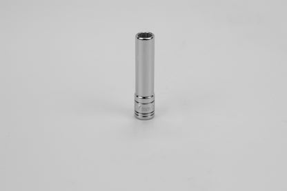 7 mm 1/4" Drive 12 Point Metric Deep Chrome Socket