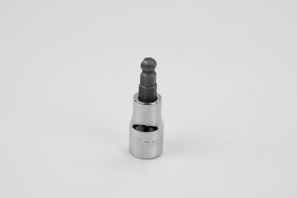 7 mm 3/8" Drive Hex Ball Chrome Bit Socket