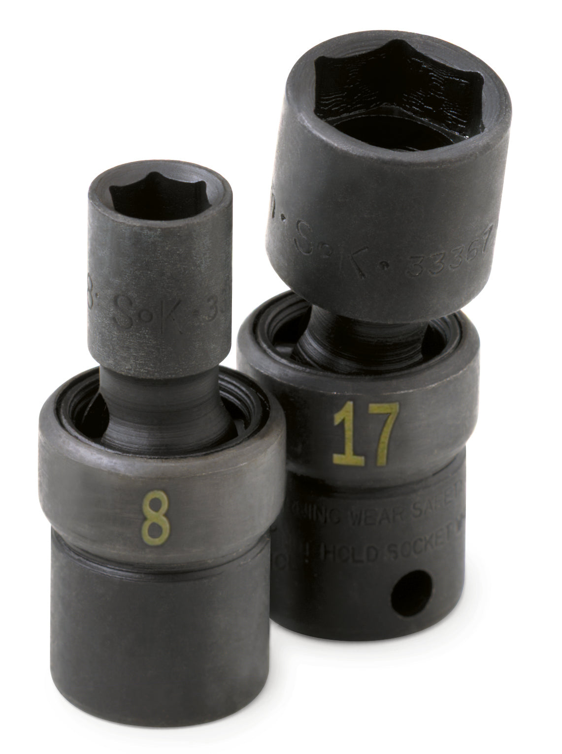 7/16" 3/8" Drive 6 Point Swivel Fractional Impact Socket