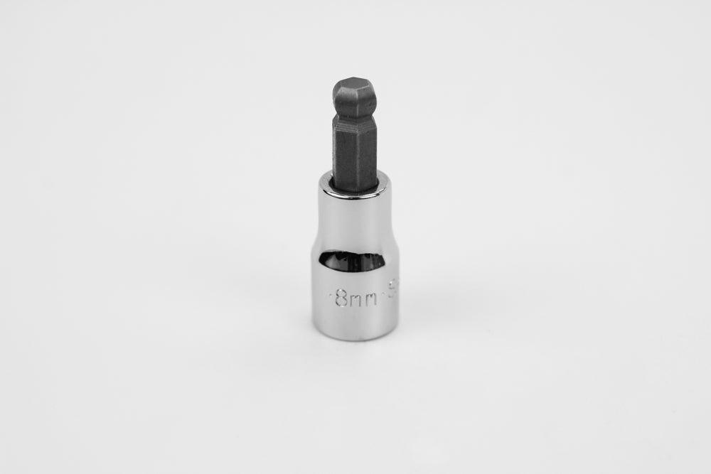 8 mm 3/8" Drive Hex Ball Chrome Bit Socket