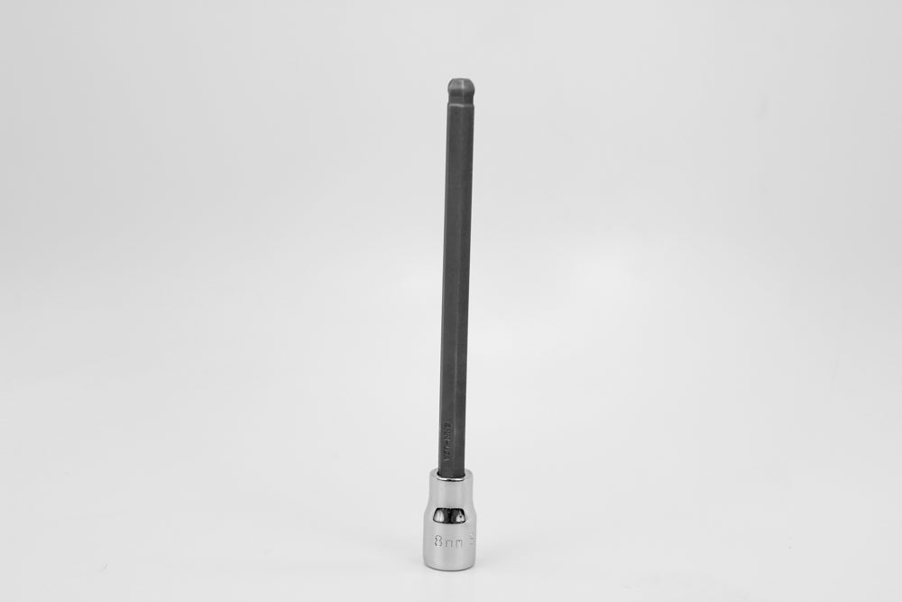 8 mm 3/8" Drive Long Ball Hex Chrome Bit Socket