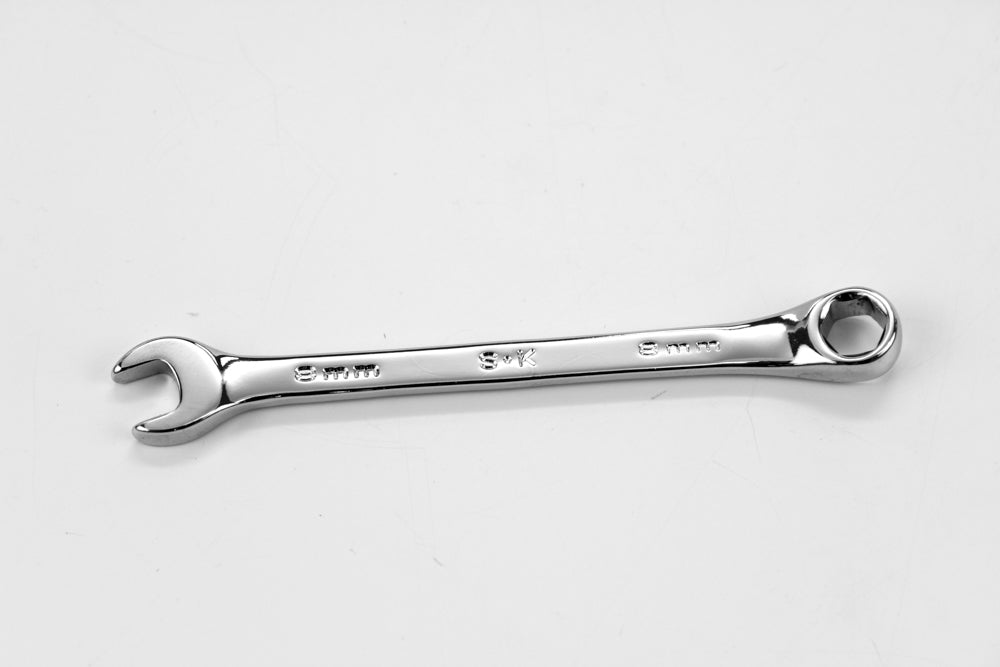 8 mm 6 Point Metric Regular Combination Chrome Wrench