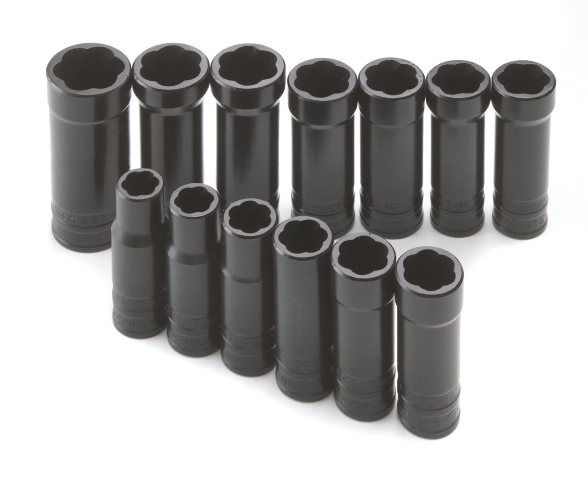 SK833 - 13 Piece, 3/8" Drive Deep Twist TurboSocket Set