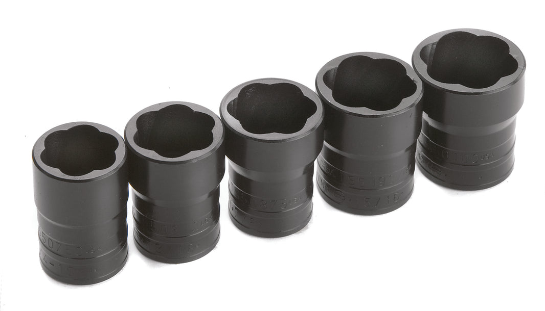 SK875 - 5 Piece, 1/2" Drive TurboSocket Fastener Removal Set