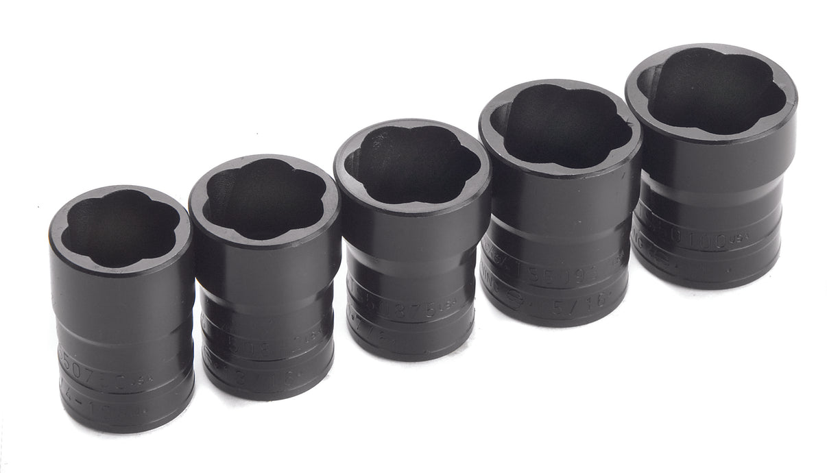 SK875 - 5 Piece, 1/2" Drive TurboSocket Fastener Removal Set