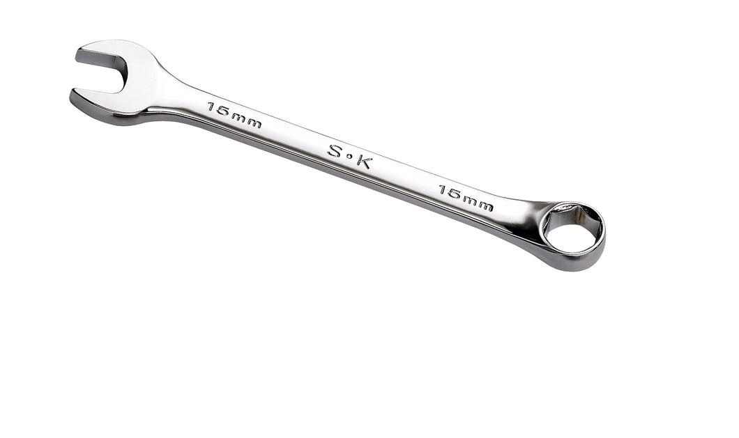 7 mm 6 Point Metric Long Combination Chrome Wrench