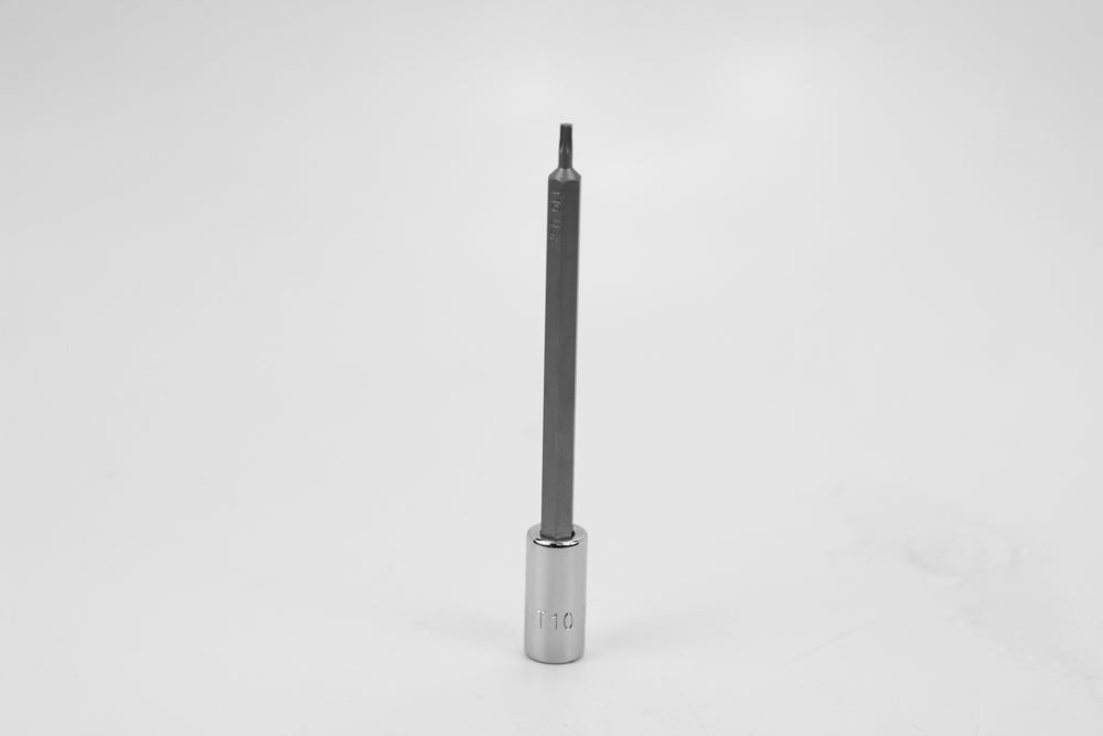 T10 1/4" Drive Long Torx Chrome Bit Socket