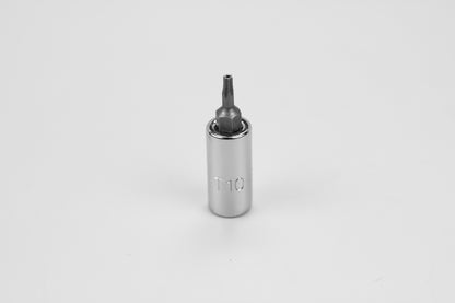 T10 1/4" Drive Tamper-Proof Torx Bit Socket