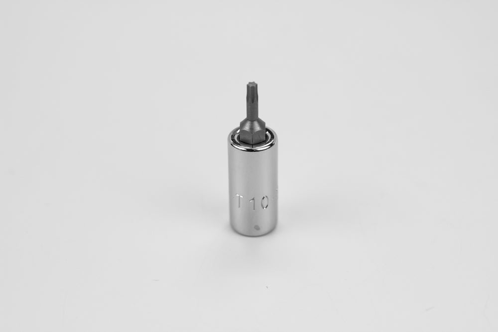 T10 1/4" Drive Torx Chrome Bit Socket