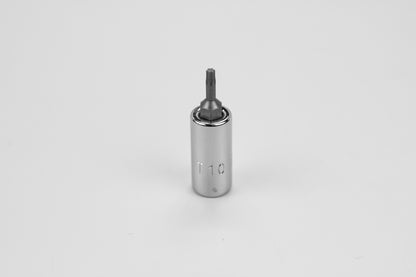 T10 1/4" Drive Torx Chrome Bit Socket