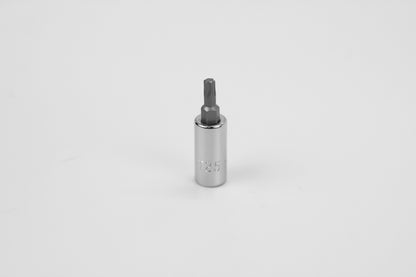 T25 1/4" Drive Torx Chrome Bit Socket