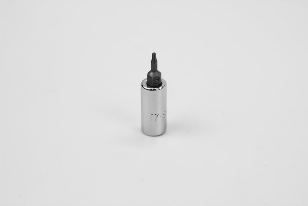 T7 1/4" Drive Tamper-Proof Torx Bit Socket